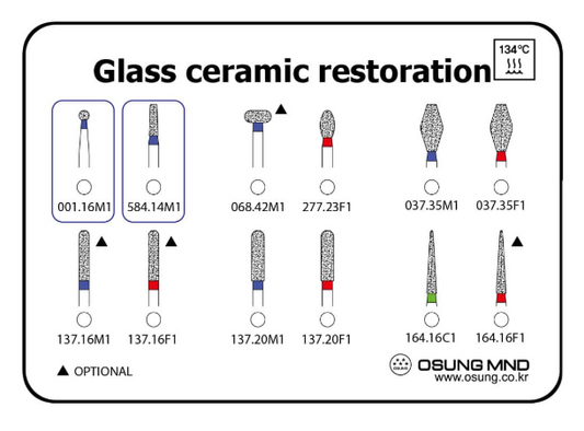 Osung歐崧 玻璃瓷牙復形組 - 上宏牙材 Macro Dental
