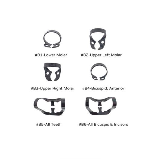 RPHL Brinker Clamps 組 - Tissue Retractor(鍍黑鈦6入)