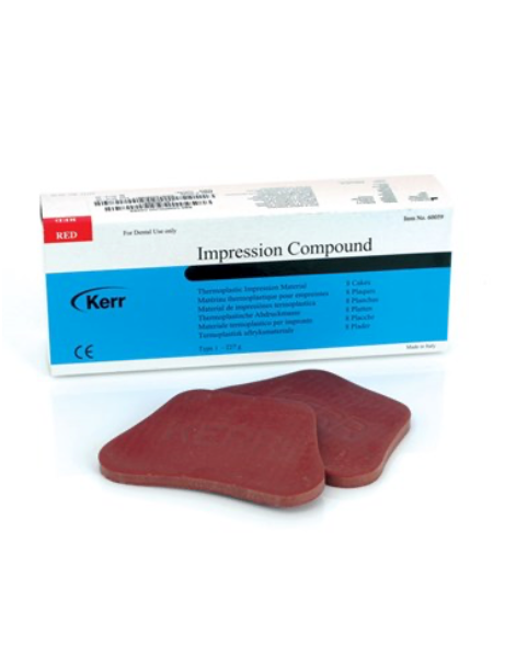 [美國Kerr] Compound 全口假牙用(紅色-片狀) - 上宏牙材 Macro Dental